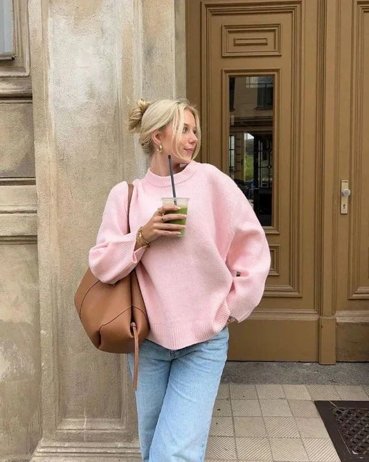 Joanna | Oversized Pink sweater