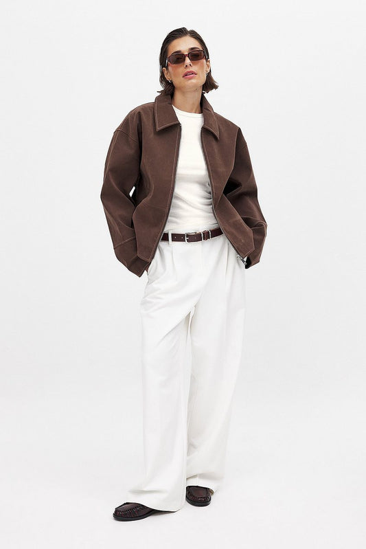 Ava Faux Suede Jacket