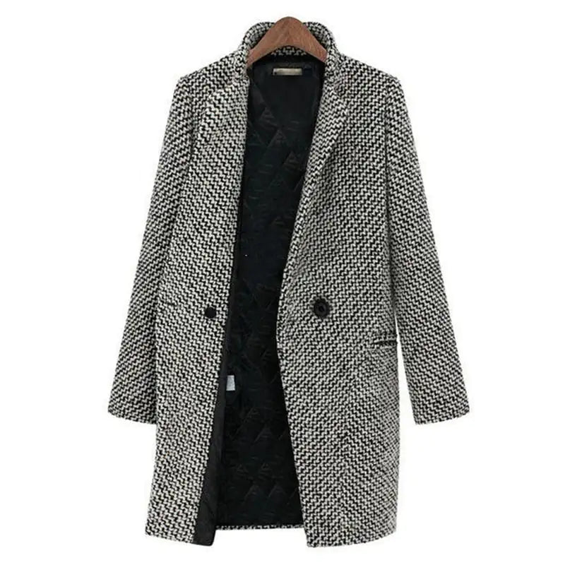 Claudia Elegant Coat for Autumn and Winter