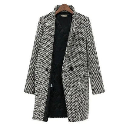 Claudia Elegant Coat for Autumn and Winter
