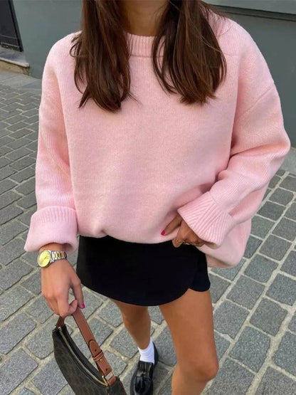 Joanna | Oversized Pink sweater