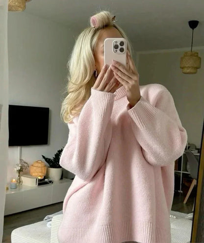 Joanna | Oversized Pink sweater