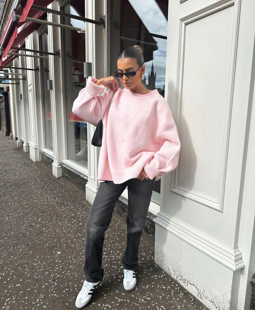Joanna | Oversized Pink sweater