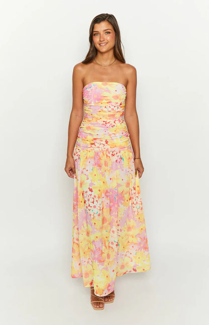 Sinclair Strapless Maxi Dress Elegant, Feminine & Timeless