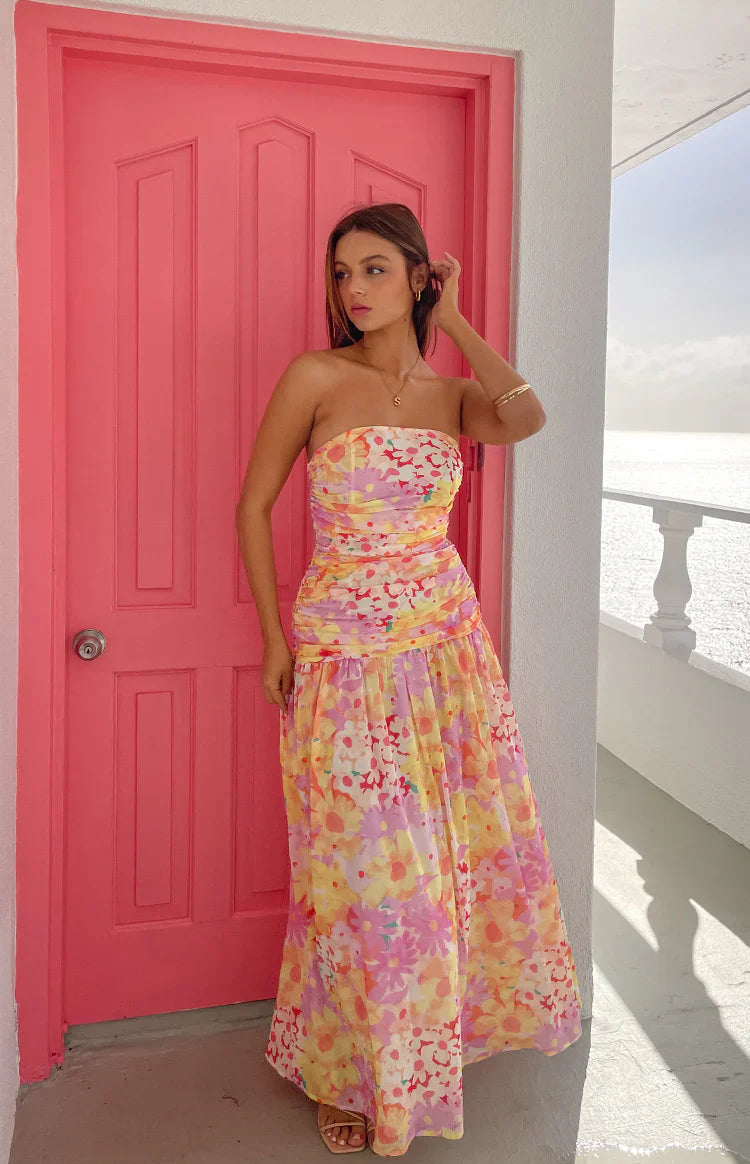 Sinclair Strapless Maxi Dress Elegant, Feminine & Timeless