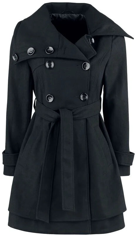 Chic Belted Winter Coat